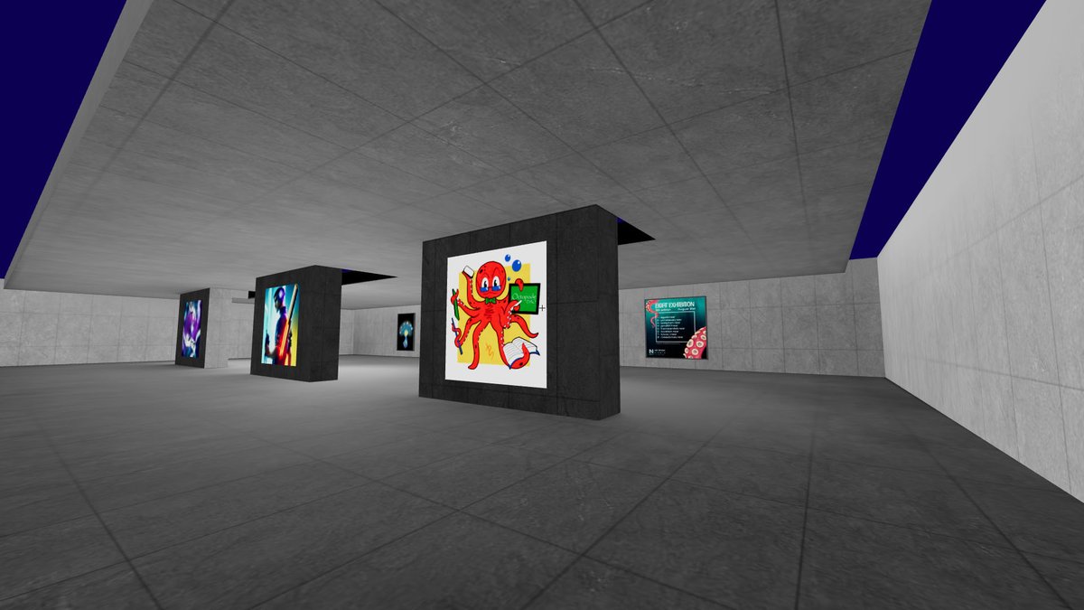 OctopodeDAO's tweet photo. 5ª Edição da Eight Exhibition no @threexr_ com @iagods_, @yonaxkawaii, @tdoomann, @2017Gemina, @franresendeb, 
@louietism_near, @lulucool, @rosasdulces | Realização: #OctopodeDAO | Produção: @Isa_Danoninho_ e @alemacieira | https://t.co/byVjrHL8bm | #threexr #NEARProtocol #Brazil https://t.co/nXzkt5WEtG