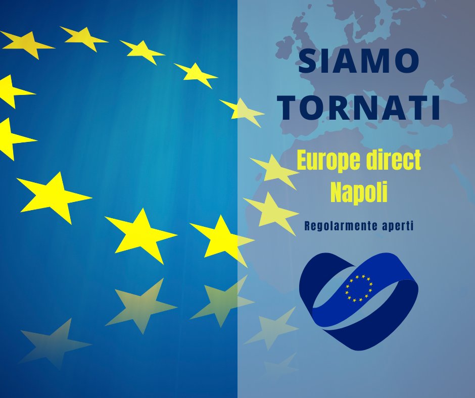 EuropeDirectNA's tweet photo. Il centro Europe direct Napoli riapre regolarmente dalla giornata di oggi. Dopo un riposo estivo, siamo pronti a ricominciare con le attività! 💪
⏰ Orari di apertura
9.30-13.30
14.30-17.30
#eudirect https://t.co/FuPdcrMyQP