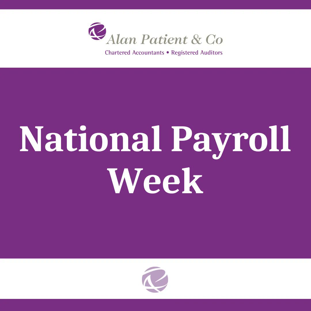 AlanPatientCo's tweet photo. This week is National Payroll Week. Payroll is one of the largest expenses for most businesses and should be managed by a qualified professional. To find out more head over to https://t.co/vvLOyYKLw0. 
#NPW22 #Payroll #Tax #Accountant #LondonAccountant #AlanPatientAndCo https://t.co/bQnbqqNcMP