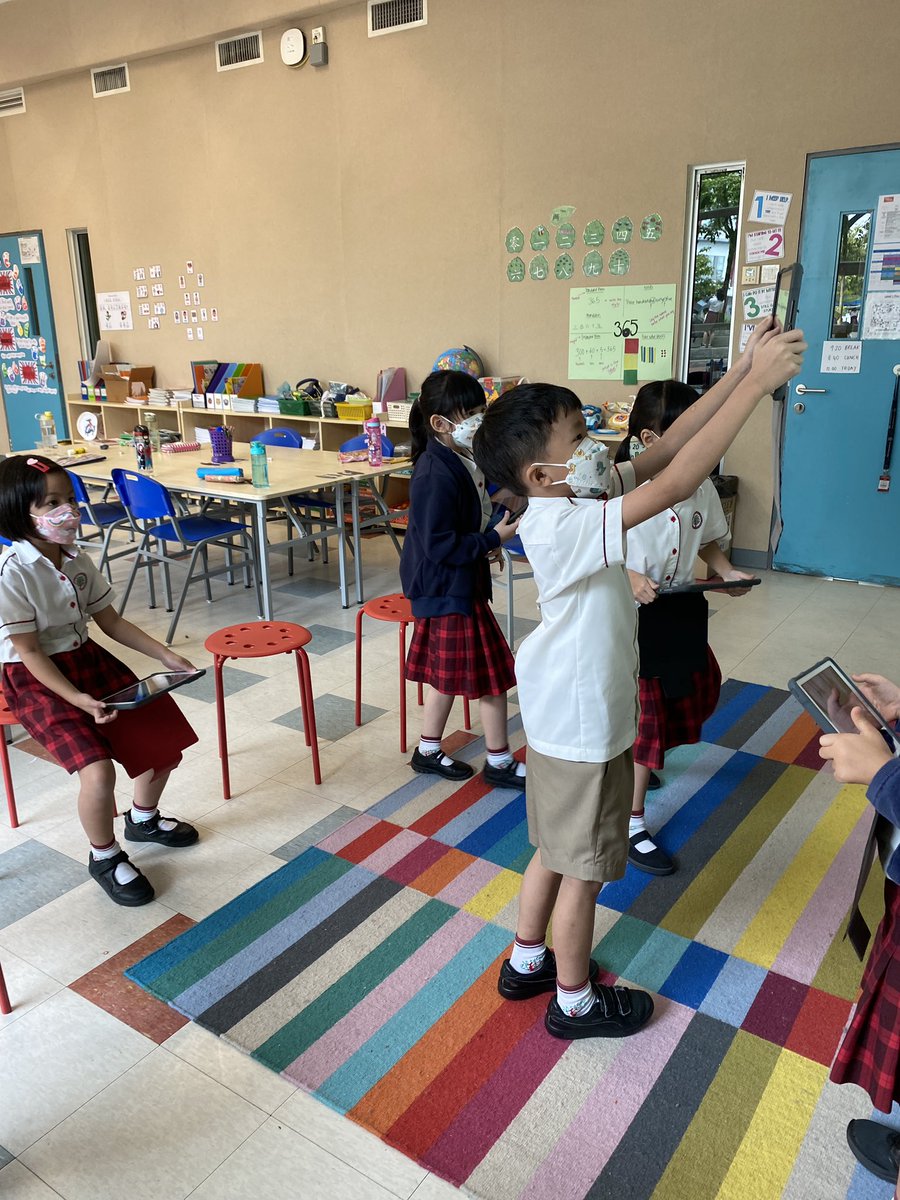 MsGabriellaKL's tweet photo. Photography bingo today for our first #coding curriculum lesson. We learnt about portrait and landscape and had fun experimenting with our iPad cameras. @ShumitaR @HELPISKL #appleEDU #help_learning https://t.co/DfIFE7lwAt
