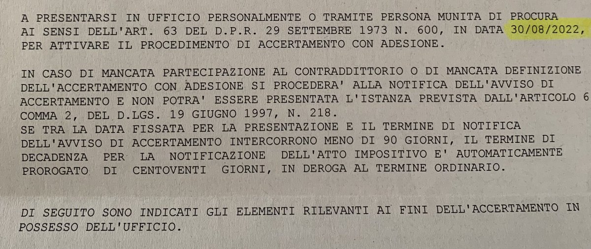 a_bartuccio's tweet photo. Alla faccia degli impegni presi dall’Agenzia delle Entrate: Invito a comparire il 30/08/2022 notificato il 22/08/2022 nel bel mezzo della chiusura per ferie degli studi. #civuolerispettoperchilavora https://t.co/3tNEwN8XHB