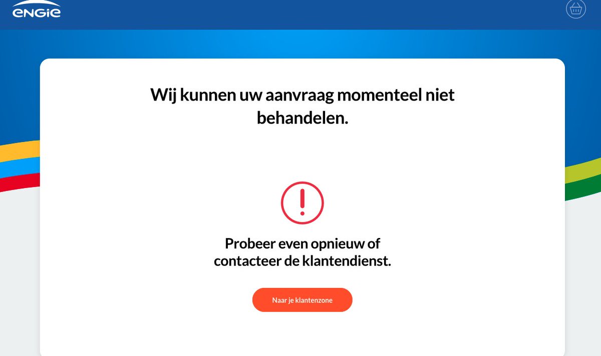 Spamflet's tweet photo. Hey @EngieBelgium , al meerdere maanden dat ik op vrijwel alle features in de klantenzone een foutmelding krijg. Ik kan geen simulaties doen, contract bekijken, ... 
Niet erg handig om bij elke vraag jullie klantendienst lastig te moeten vallen. https://t.co/l3GeHulzHw