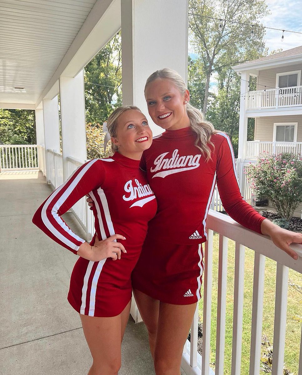 Our girl Gracesyn is ready for football season with <a href="/IUcheerleading/">Indiana Cheerleading</a>! ❤️
#cheer #cheerleading #iu #cheerleader  #indiana #iufootball