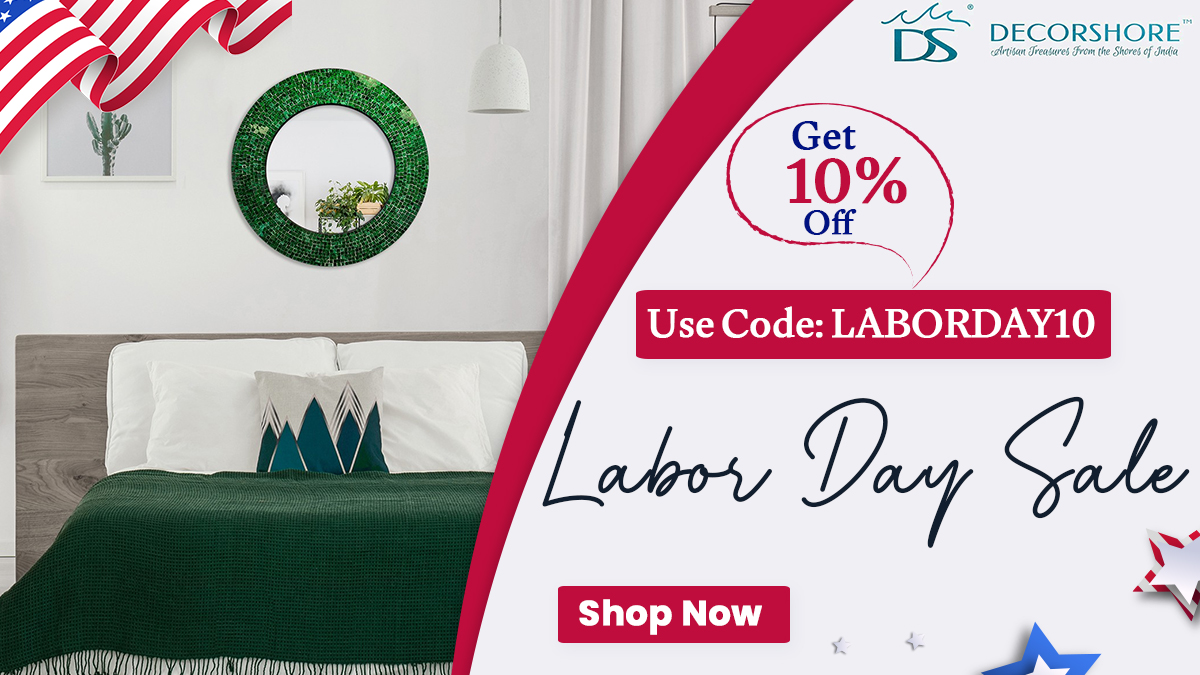 Decor_Shore's tweet photo. The DecorShore has your back with the Labor Day Sale. The sale starts now, so save 10% off select mosaic mirrors and Home Decor products. Use Code LABORDAY10. Offer valid till 10 Sep.
https://t.co/qE75DmcjQZ
#labordaysale #laborday2022 #labordaysale2022
#LaborDayWeekend https://t.co/uJS6CWhW5M