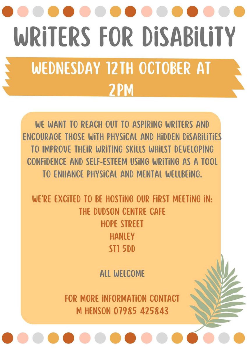 What you doing in October
 Come join us over at the #dudsonmuseum an opportunity to meet new people and learn new skills. #WritingCommmunity