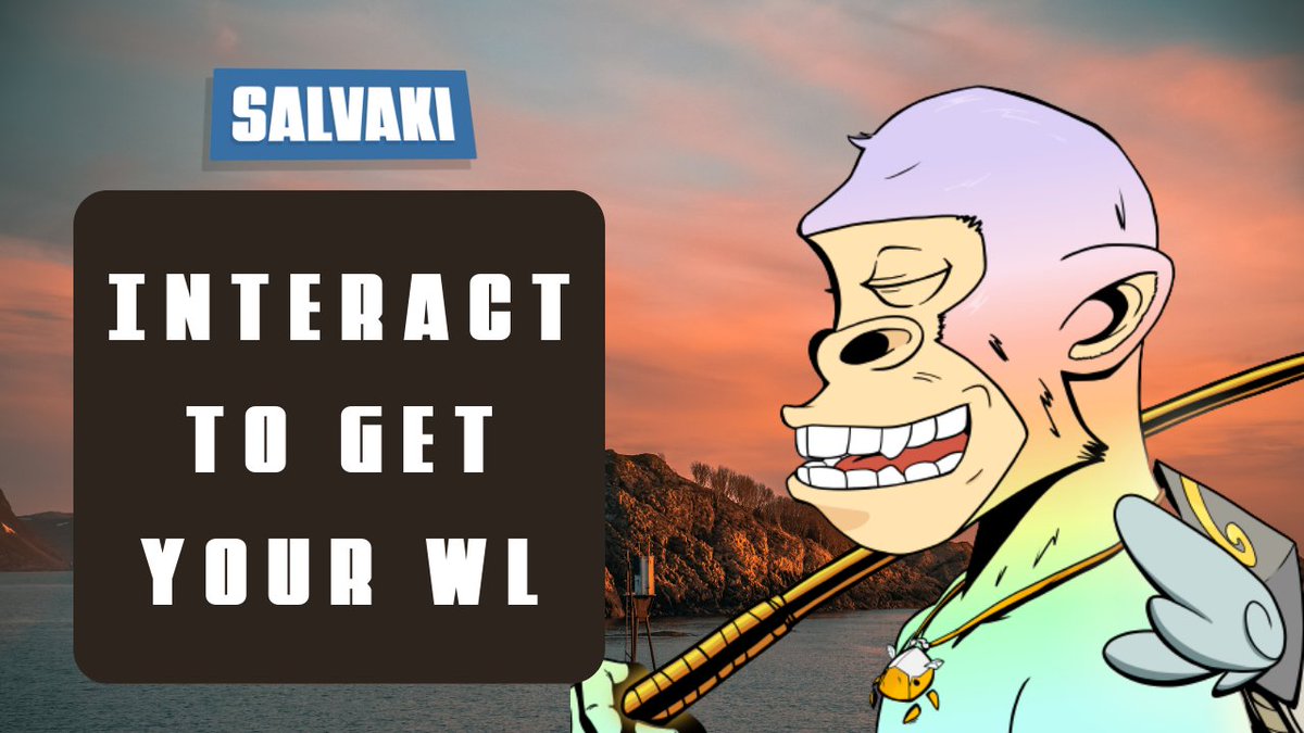 SalvadorianApe's tweet photo. 🚨Less than 20 WL spots are left for the Salvaki 1st Presale

Total WL spots will be limited to 450 spots 👀

SAC sold out in less than 30s and we expect the same for the Salvaki sale...

📅 Mint day: 11th of September
Interact with this tweet to get your WL 🤍 https://t.co/s1Wrf6lBW9