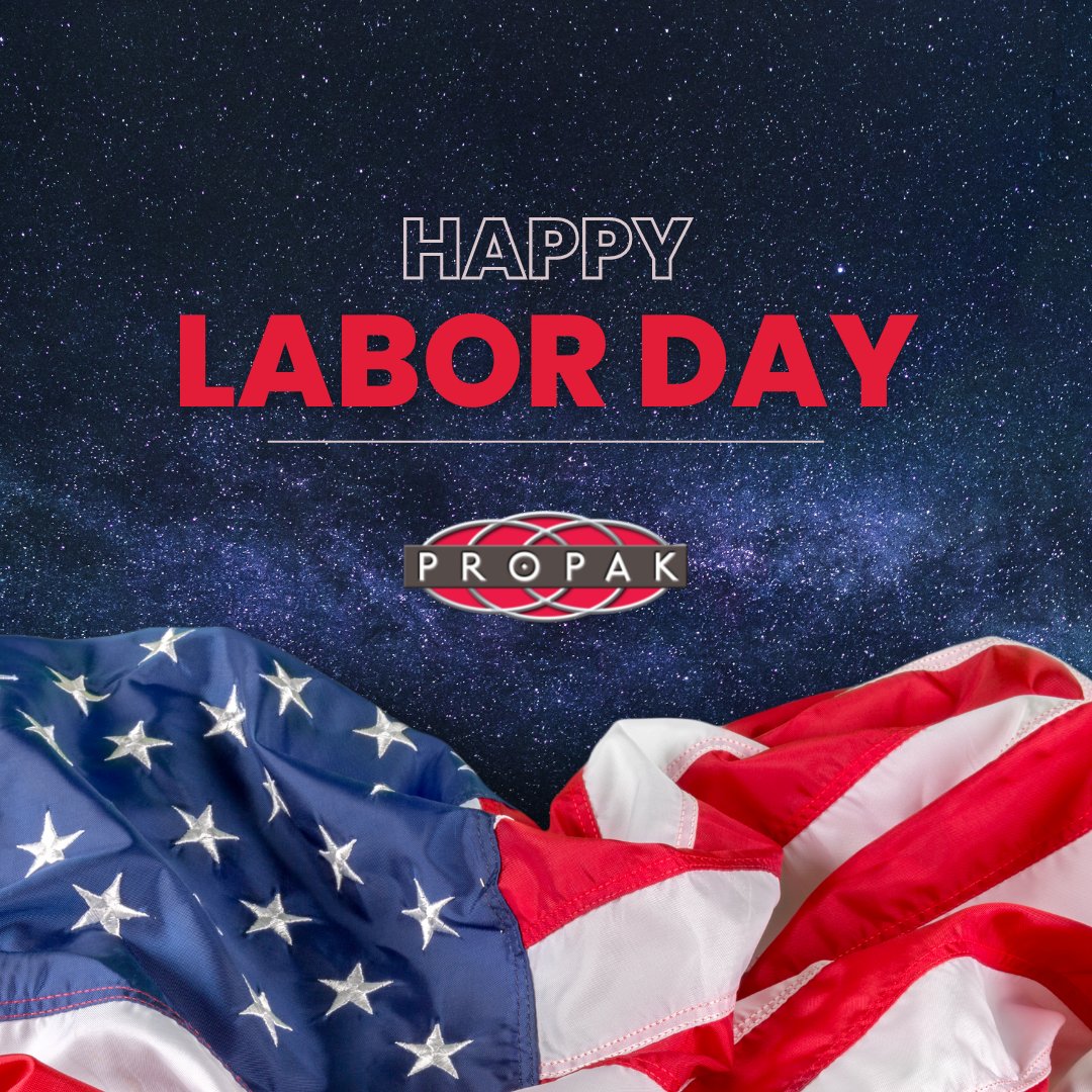 PropakLogistics's tweet photo. Honoring the nation’s workforce this Labor Day. 

Propak is a member of the PLA Family of Companies. 

#Propak #PropakCares #Logistics #SupplyChain #Pallets https://t.co/LxYYrghirH