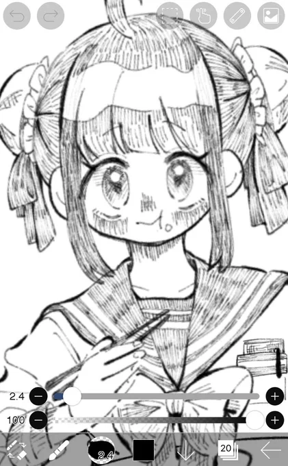 昔の自分、絵が上手い。 