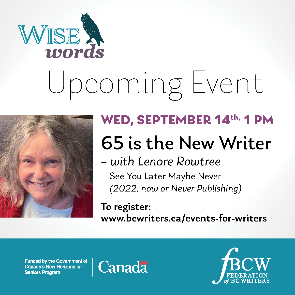BC Federation of Writers tweet media