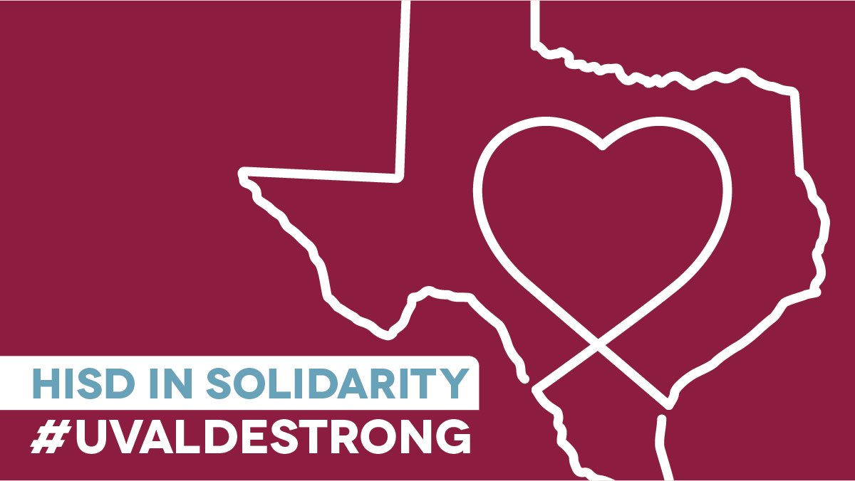 Tuesday is the first day of school for Uvalde CISD. To show that we stand with the students, families, and staff as they return to class, please wear their school color maroon in solidarity. #UvaldeStrong