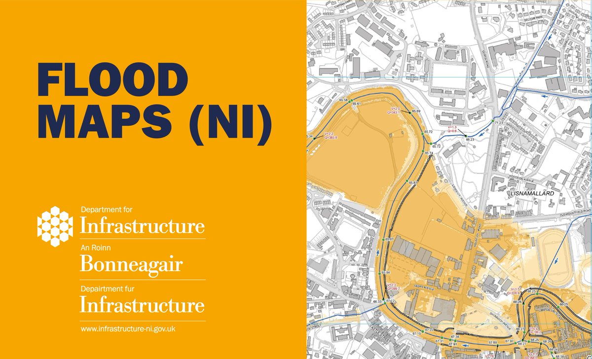 Flood Maps (NI) is an interactive resource which enables users to see areas prone to flooding and its potential adverse impacts. 

To view the maps visit: infrastructure-ni.gov.uk/topics/rivers-…
 
#BeReady #30days30waysUK  #PreparednessMonth #FloodAware #PrepareActSurvive