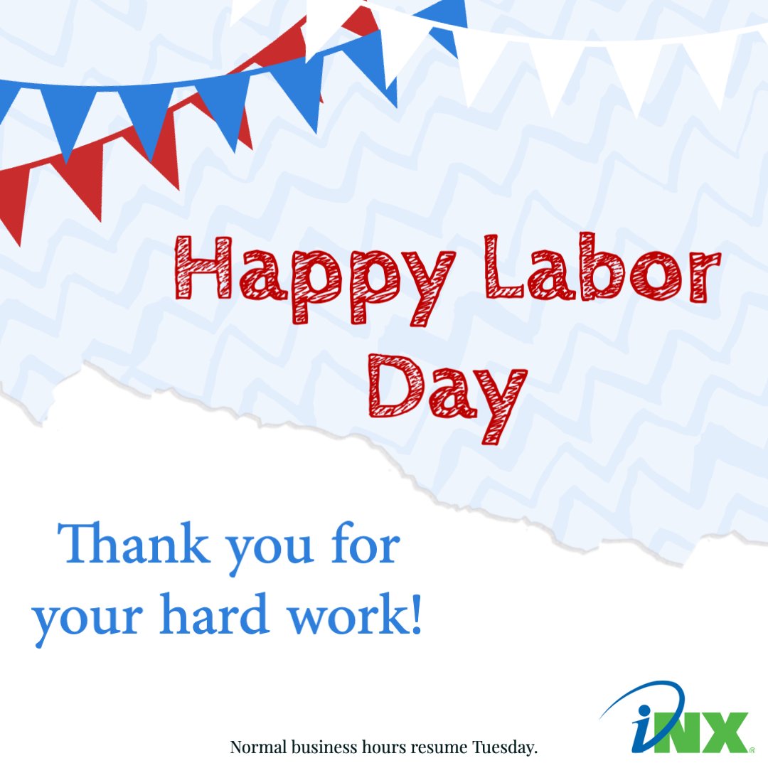 Happy Labor Day from iNX! This Labor Day, we would like to recognize our amazing team of hard workers for everything they do to make our clients happy. We would not be the company we are today without our crews and corporate team. #laborday #ldw #thankyou #labordayweekend
