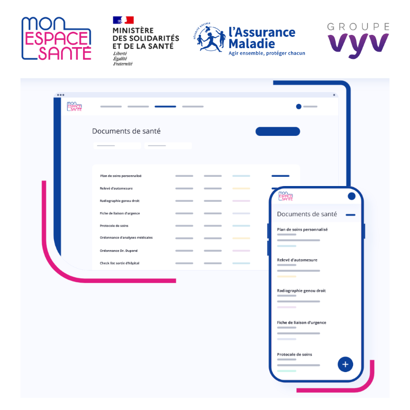 Groupe_VYV's tweet photo. 🆕#MonEspaceSanté

Signature d'un partenariat entre @Sante_Gouv, @Solidarite_gouv,  @Assur_Maladie &amp; @Groupe_VYV pour promouvoir ce nouveau service #numérique auprès des plus de 10 millions de personnes protégées &amp; des 33 000 professionnels de #santé du groupe.