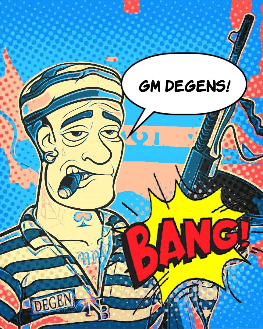 gm

Not on the #y00tslist ?

Dont dread!!

Degen instead!!

We got a mobster mint 
only 0.069 #Solana

#NFTMinting