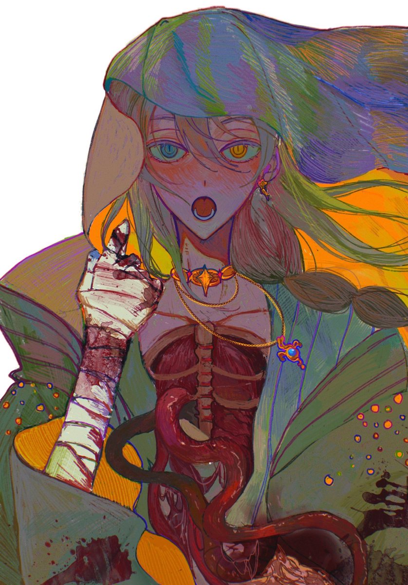 seekrain_'s tweet photo. The inner truth.
Aequor commissioned from Mihuashi: @累計役滿
#DesolateCourtyard https://t.co/w4Jt2HCFwT