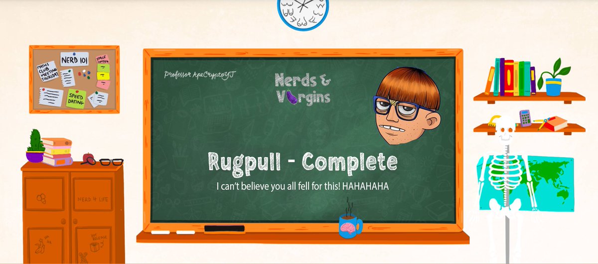 LegendMedia_io's tweet photo. @jpgstoreNFT Yay! 💪Is the @NerdsCNFT finally getting their #rugpull tag?

#OpUrkel #CNFT #CNFTCommunity #CmonAlready https://t.co/DZVERgjMcv
