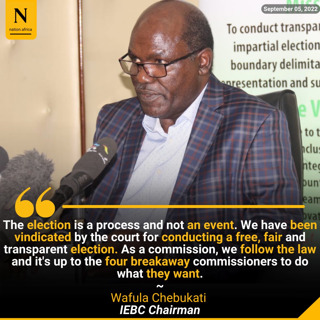 Mahat Somane on Twitter "RT NationAfrica As a commission, we follow