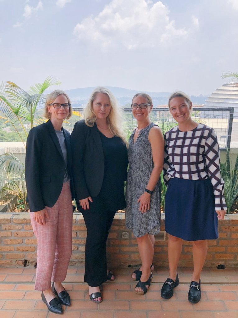 EBC_Rwanda's tweet photo. Today the #Sweden National Board of Trade @sweboardoftrade visited #EBCRwanda to discuss trade and investment opportunities in #Rwanda, trade with #Europe and how to strengthen advocacy work on behalf of the private sector. #InvestInRwanda #RwandaWorks https://t.co/mkRC9nfJ4t