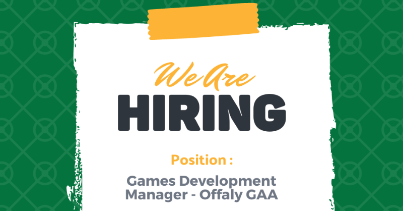 gaaleinster's tweet photo. 📢 We Are Hiring 📢

In conjunction with @Offaly_GAA we are on the look out for a Games Development Manager. Full details about the position can be found on our website below.

Closing date for applications is Wednesday 14th of September.

#LeinsterGAA | #JobFairy