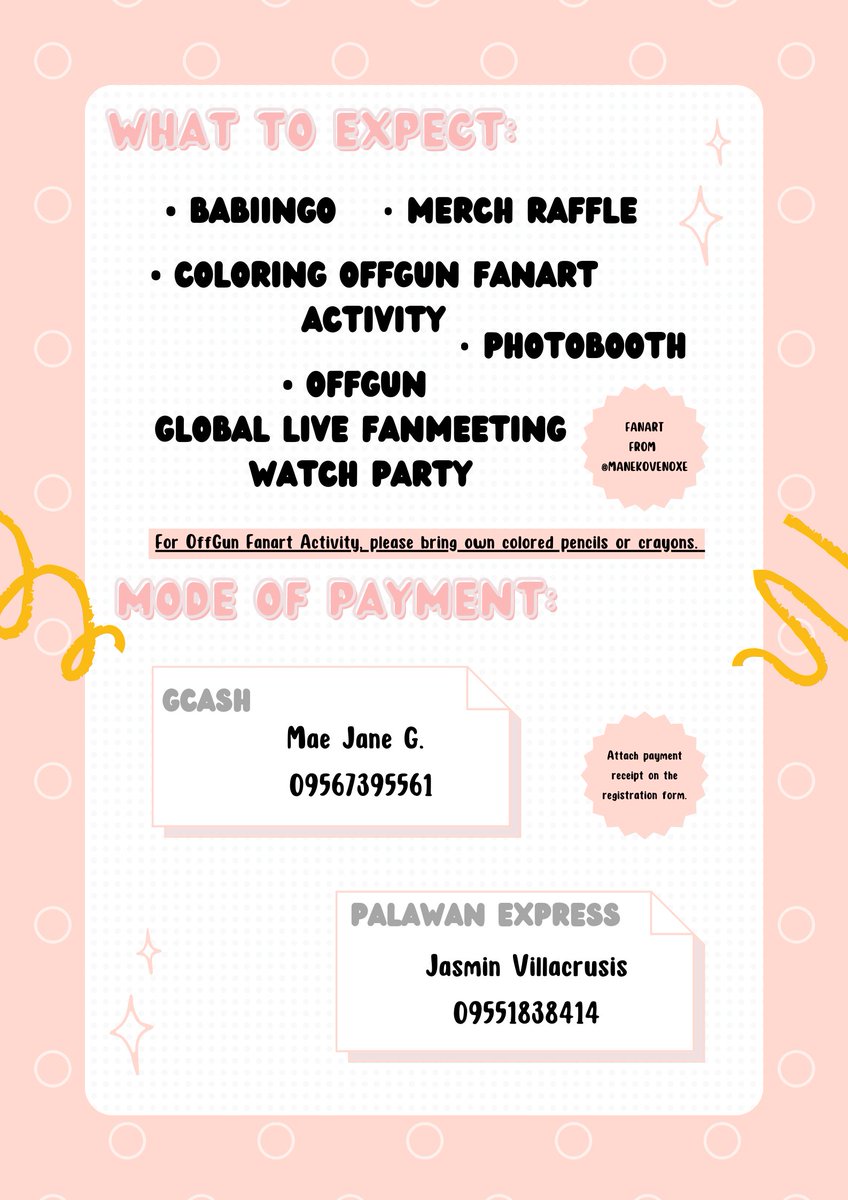 offguncebuph's tweet photo. ✨️ GUN ATTHAPHAN 29TH BIRTHDAY FAN GATHERING ✨️ 

See details of the event on the posters. Limited slots only.

Hurry and register 👉 https://t.co/rU6oXymxPn

See you Babiis!
Don't forget to wear pink! 💗

#HBDGUNAtpProject2022 #กันอรรพันธ์ #ออฟกัน #GunAtthaphan #OffGunCebuPH https://t.co/7JcldNVAC5