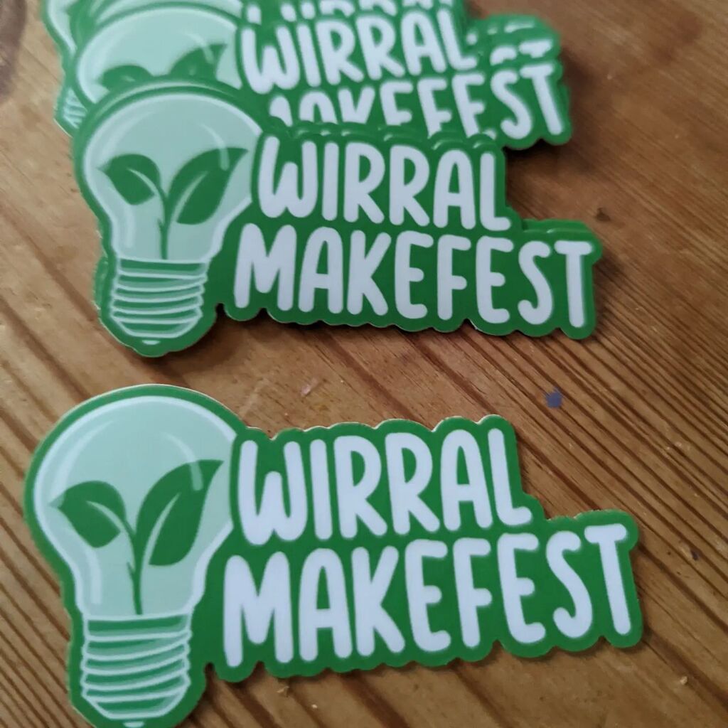 JohnHoward80's tweet image. Wirral MakeFest Stickers @wirralmakefest #VinylSticker #LaptopSticker #IDrewThis instagr.am/p/CiIIgsVj8kG/