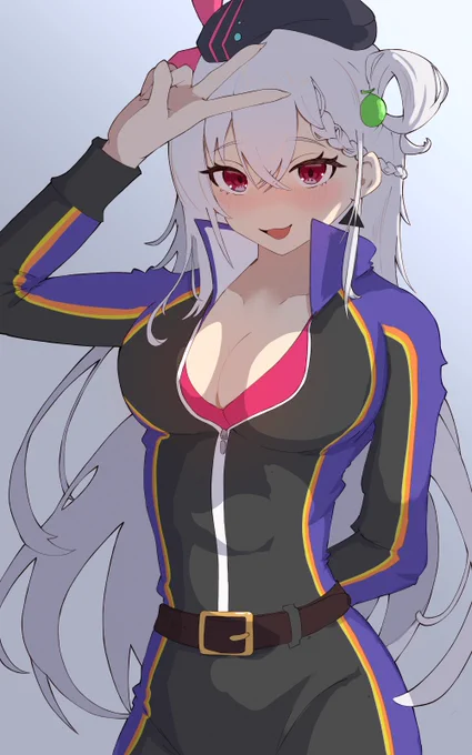 ピクシブリクエストありがとうございましたレーシングスーツってエッチなんやね・・ 