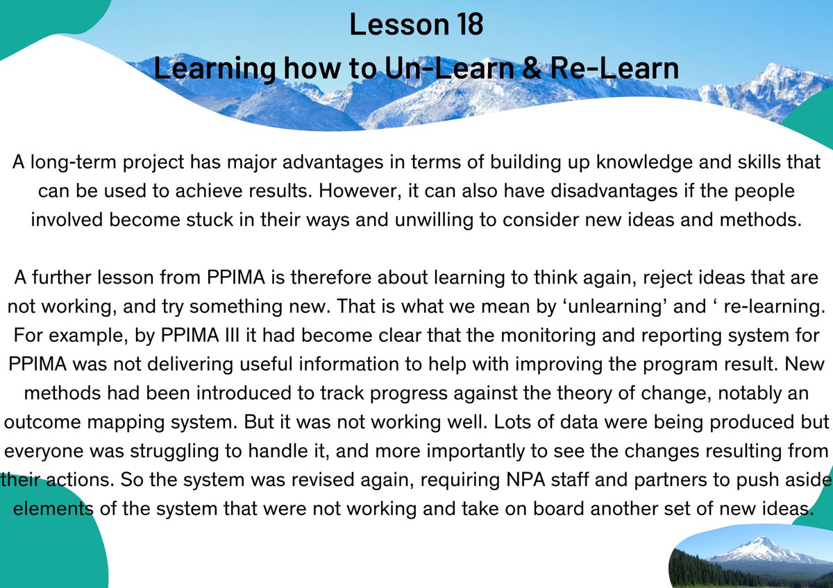 NPA_Rwanda's tweet photo. Supporting citizens to engage in public policy processes has been the primary objective of PPIMA since the start. But what have PPIMA partners and stakeholders learned over the years about how to do this well in the Rwandan context? We identified some key lessons:
#Lesson18 https://t.co/8E1OShLgmI