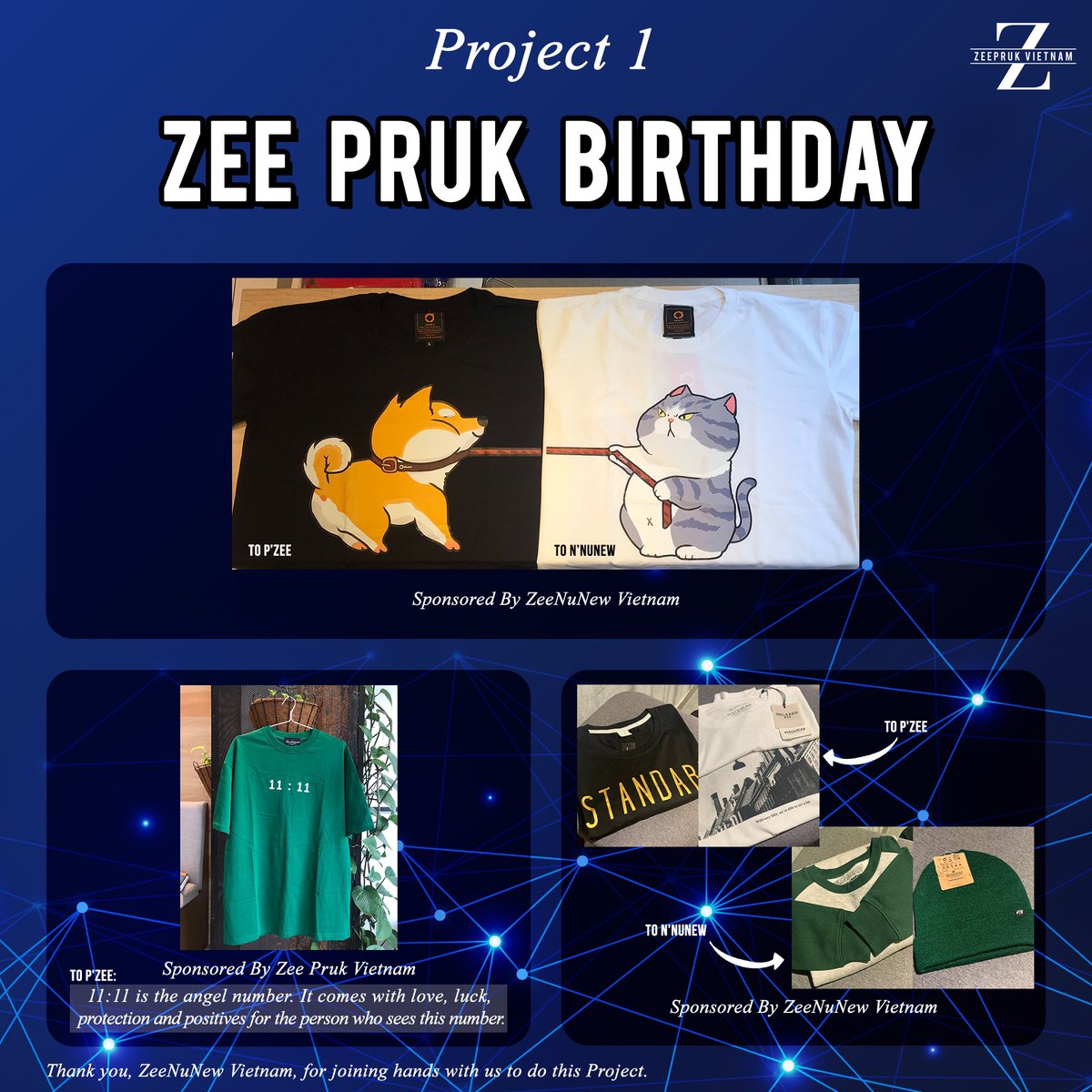 ZeePrukVN's tweet photo. 🎁 𝐏𝐑𝐎𝐉𝐄𝐂𝐓 𝟏 𝐭𝐨 𝐜𝐞𝐥𝐞𝐛𝐫𝐚𝐭𝐞 𝐙𝐄𝐄 𝐏𝐑𝐔𝐊 𝐁𝐈𝐑𝐓𝐇𝐃𝐀𝐘 

"P'Zee ka, you're the most precious thing, we're so lucky to have found."

The little gifts from Vietnam fans to our P'Zee.
Thank you for joining hands to do project 1.

#ZeePruk #BDProjectForZee2022 https://t.co/hSrVLr7y9v