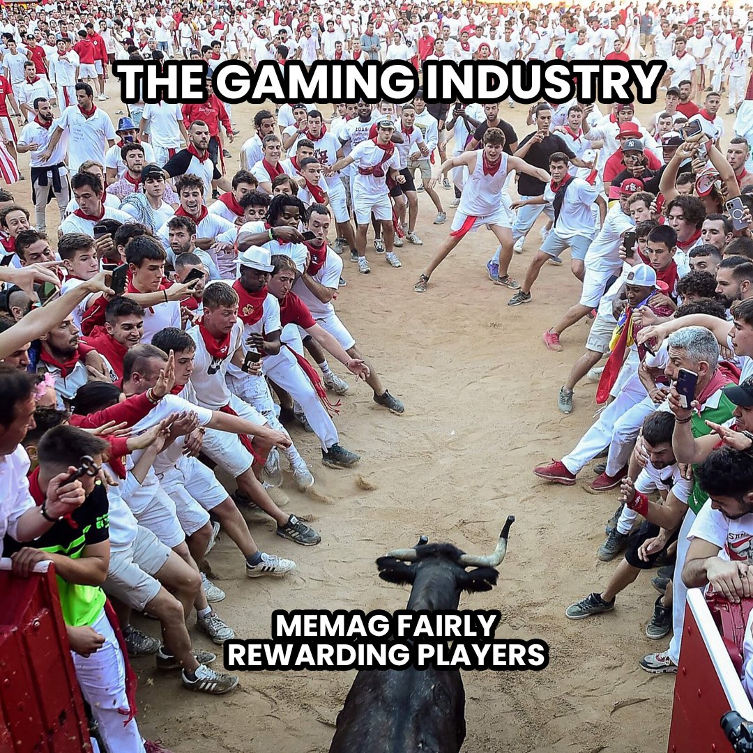 MEMAGgames's tweet photo. GM everyone. We are not here to take part🚫

We are here to take over ⚔️

#masterthemetaverse ⚡️ https://t.co/HP2vrqcwfb