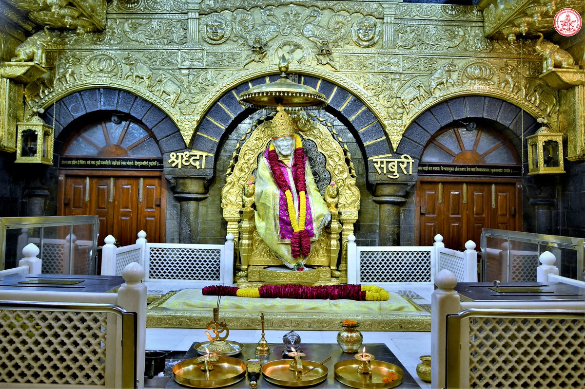 SSSTShirdi's tweet photo. *!! ॐ साई राम !!*
*श्री साईबाबा संस्थान विश्वस्त व्यवस्था,शिर्डी*
*!! ॐ Sai Ram !!*
*Shri Saibaba Sansthan Trust, Shirdi*
≈≈≈≈≈≈≈≈≈≈≈≈≈≈≈≈≈
*आरती :-  धुपारती *
*सोमवार ०५ सप्टेंबर २०२२*     
*Aarti : -dhoop aart* Monday 05 September 2022 https://t.co/fiuMS5z3KH