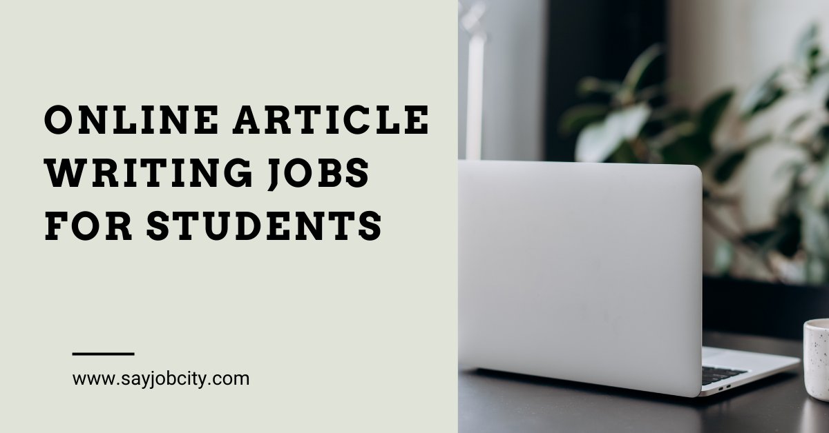 Online Article Writing Jobs for Students
sayjobcity.com/2022/09/online…

#howtomakemoneyonline #onlinearticlewritingjobs #onlinetypingjobs2022  #typingjobsathome #onlinejobsathome