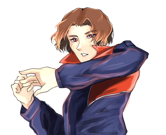 謎ポーズ桃井 