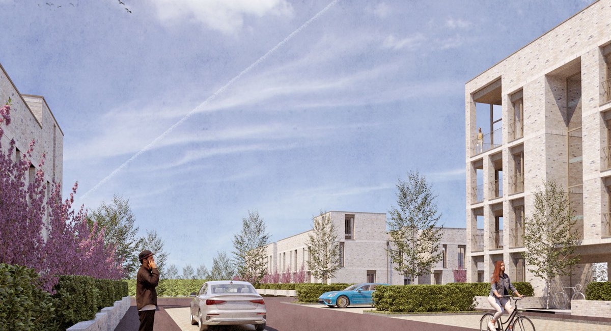 urbanrealm's tweet photo. A former sausage factory in Carntyne has been chosen to host hundreds of new homes under plans developed by Carson &amp; Partners with landowner Bradley Mitchell. https://t.co/KJ60wG5gEe https://t.co/tLQxZ2qqLu