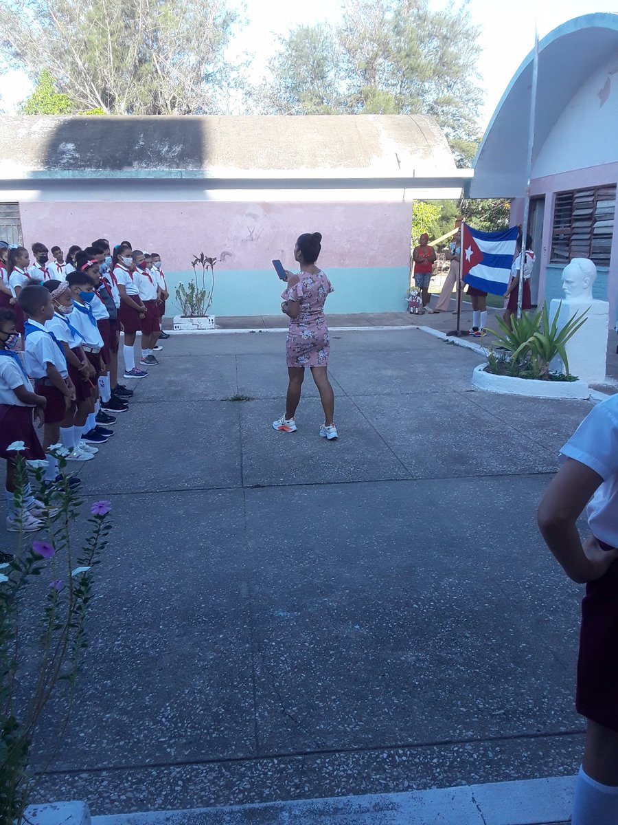 PrimariaJosMac2's tweet photo. Así se reanuda el curso escolar en nuestra institución educativa José Maceo Grajales https://t.co/Vd4TjndoLq