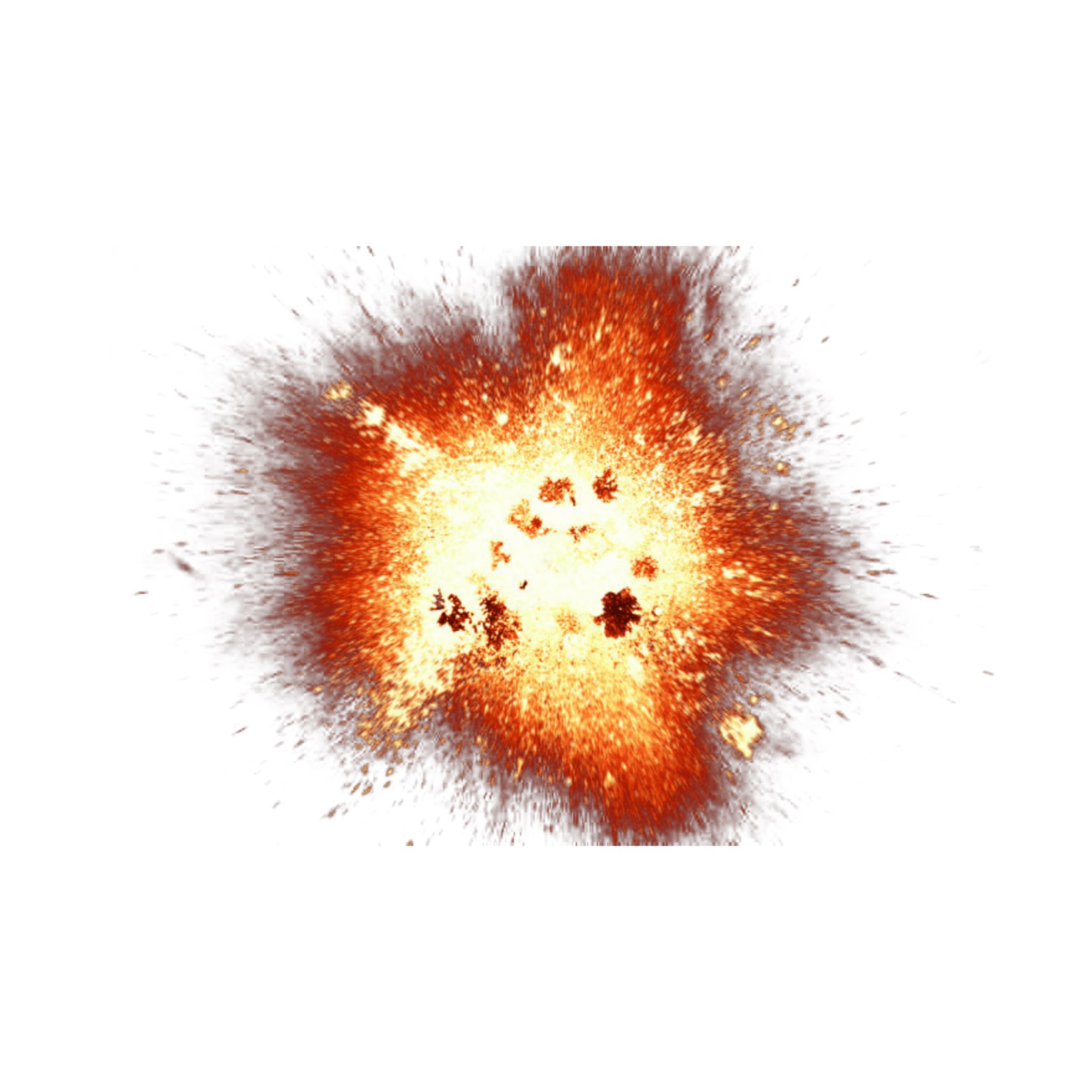 Взрыв без фона