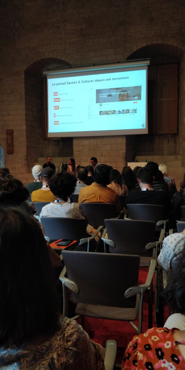 QTGeekes's tweet photo. On enchaîne avec la conf' "Savoir et Cultures" et CNC/Talents avec le @JustineRyst de @YouTube, Julien Neutres du @LeCNC et @gillesfrei d'@ARTEfr au #FramesPro https://t.co/WIdwzHfR6A