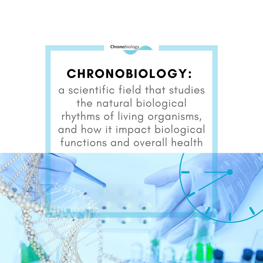 chronobionews's tweet photo. For those just wondering what chronobiology is; the simple breakdown is that #chronobiology is the study of the body’s #internalclocks and #circadianrhythms and identifying how internal and external factors affect them and ultimately our overall health.
https://t.co/4i7rX2plqS https://t.co/PQICPbQsvL