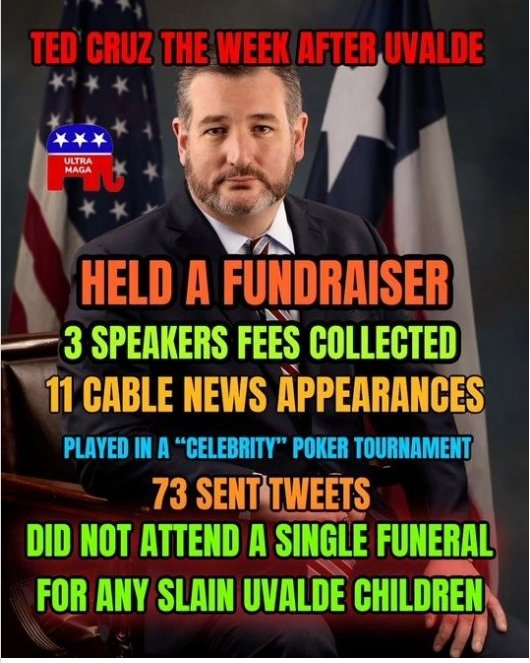 MzzzRMF's tweet photo. @SenTedCruz #SlimeCruz
#UvaldeStrong 
#CruzFAIL https://t.co/lVuf4fgGrU