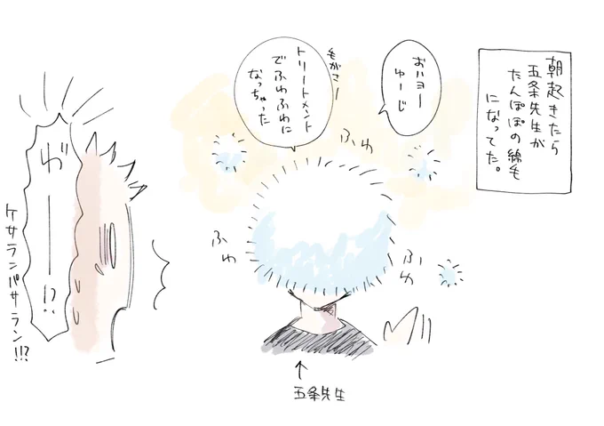 トリートメント編でも描こうかと思いましたが絵面的に許されるような気がしません。 