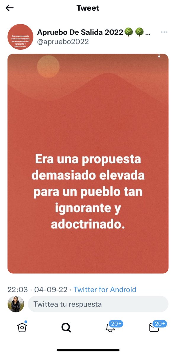 tere_marinovic's tweet photo. Un tweet que refleja muy bien la arrogancia y lo que, en realidad, piensan del “pueblo” con el cual a diario se llenan la boca https://t.co/xuAwKzdE8u