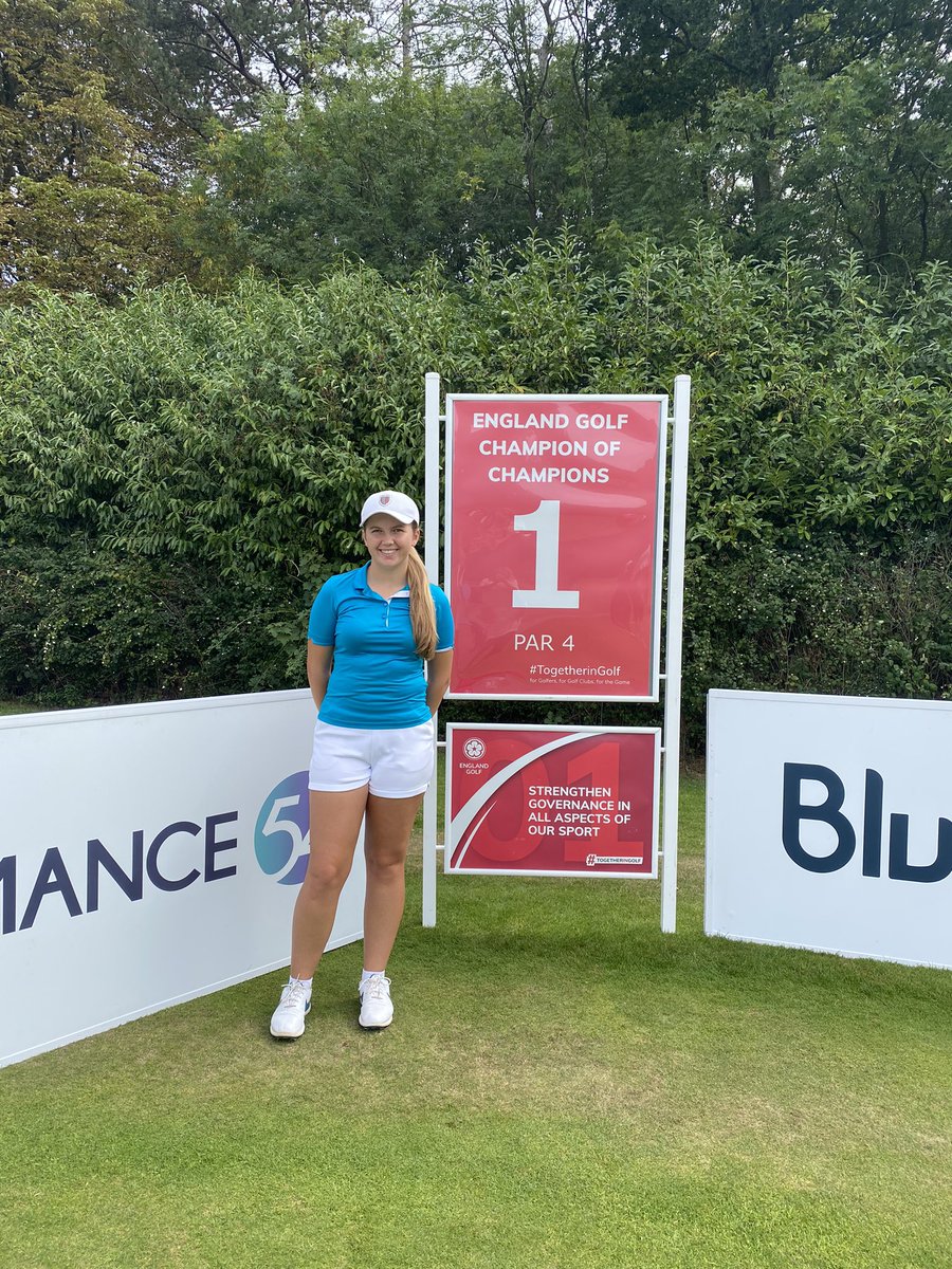 11th place finish in England golf champion of champions over the weekend 🏌🏼‍♀️