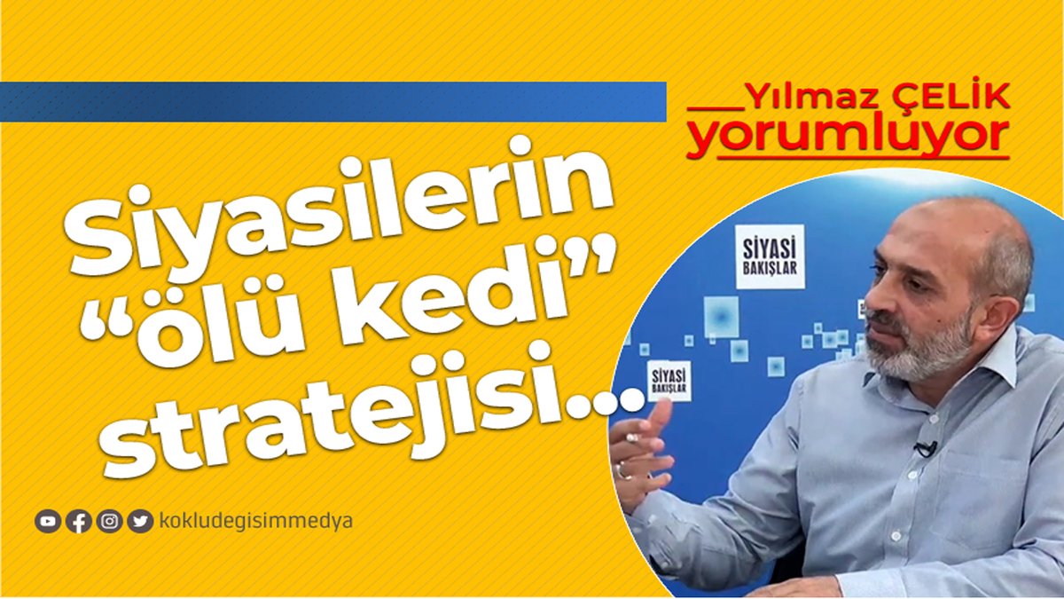 KokluDegisim's tweet photo. “Siyasiler İhanetlerini Gizlemek İçin Farklı Stratejiler Kullanıyorlar!”
📌Yılmaz Çelik, siyasilerin çeşitli stratejilerle halkı kandırdıklarını, “Ölü Kedi Stratejisi”nin de bunlardan biri olduğunu söyledi.
___
#Pazartesi
https://t.co/VHuqRioeLO https://t.co/LzmmzcwccY