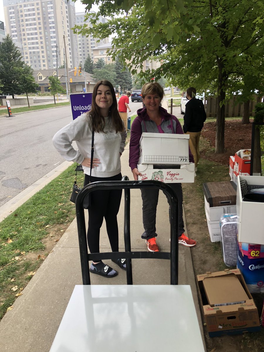 Bittersweet day yesterday. Moved daughter # 2 into Laurier. Good luck Abby! We are empty-nesters. Yikes?!