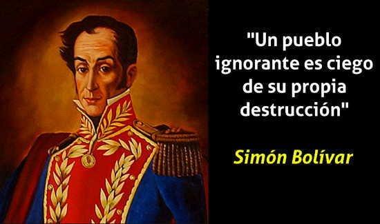 ✍🏼 Pensamiento de nuestro Libertador Simón Bolívar 🇻🇪

#5Sep #CuidémonosDeLaCovid19
#GNBProtectoresDelPueblo
#ZODIAPURE
.<a href="/GnbGaranteDePaz/">Guardia Nacional Bolivariana</a>