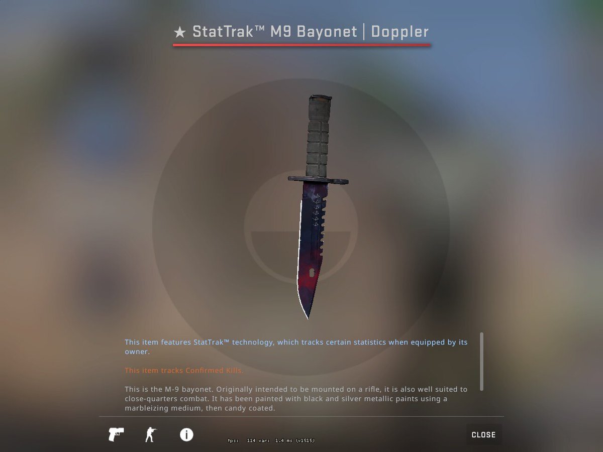 who wants a ★ stattrak™ M9 bayonet | doppler?💰 - follow @smooyacs - follow @skinbid and check out the secure marketplace skinbid.com/?ref=m9 - retweet&like this post🔁 winner picking on the 28th, goodluck&havefun❤️