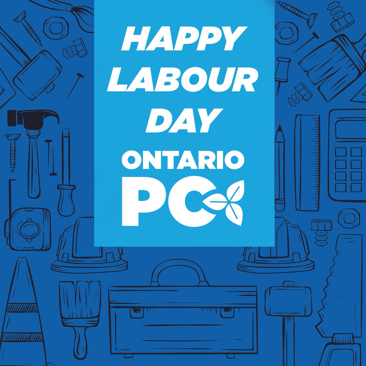 OntarioPCParty's tweet photo. From the Ontario PC family, wishing everyone a very Happy Labour Day! https://t.co/HahpeGqPD7