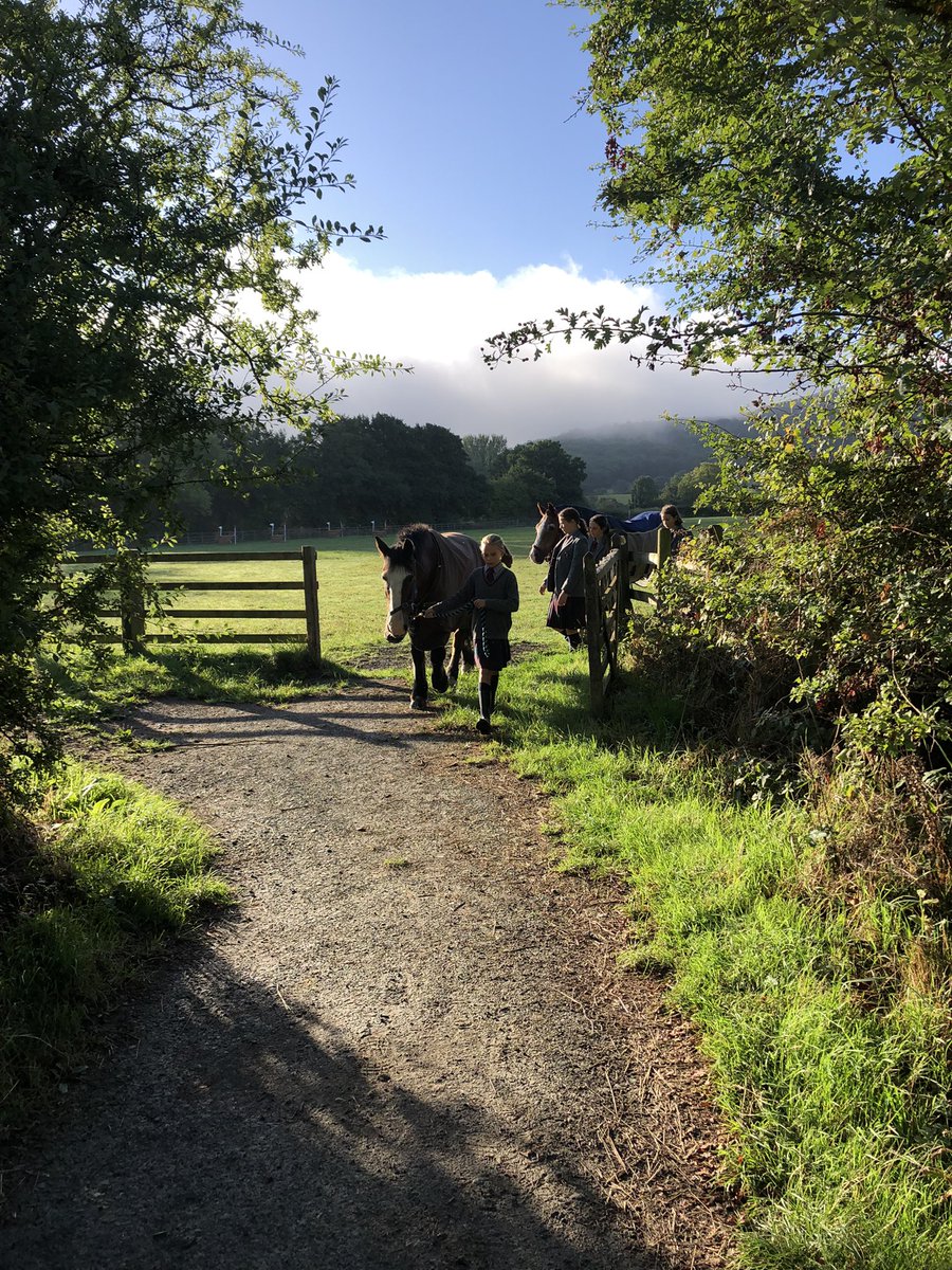 Some of our Year 8’s were very keen to show our new pony mad pupils how we get the ponies in each morning after breakfast. What a way to start your first day of school!   

#BackToSchool #outdoorlearning #mondaythoughts #Mondaymorning