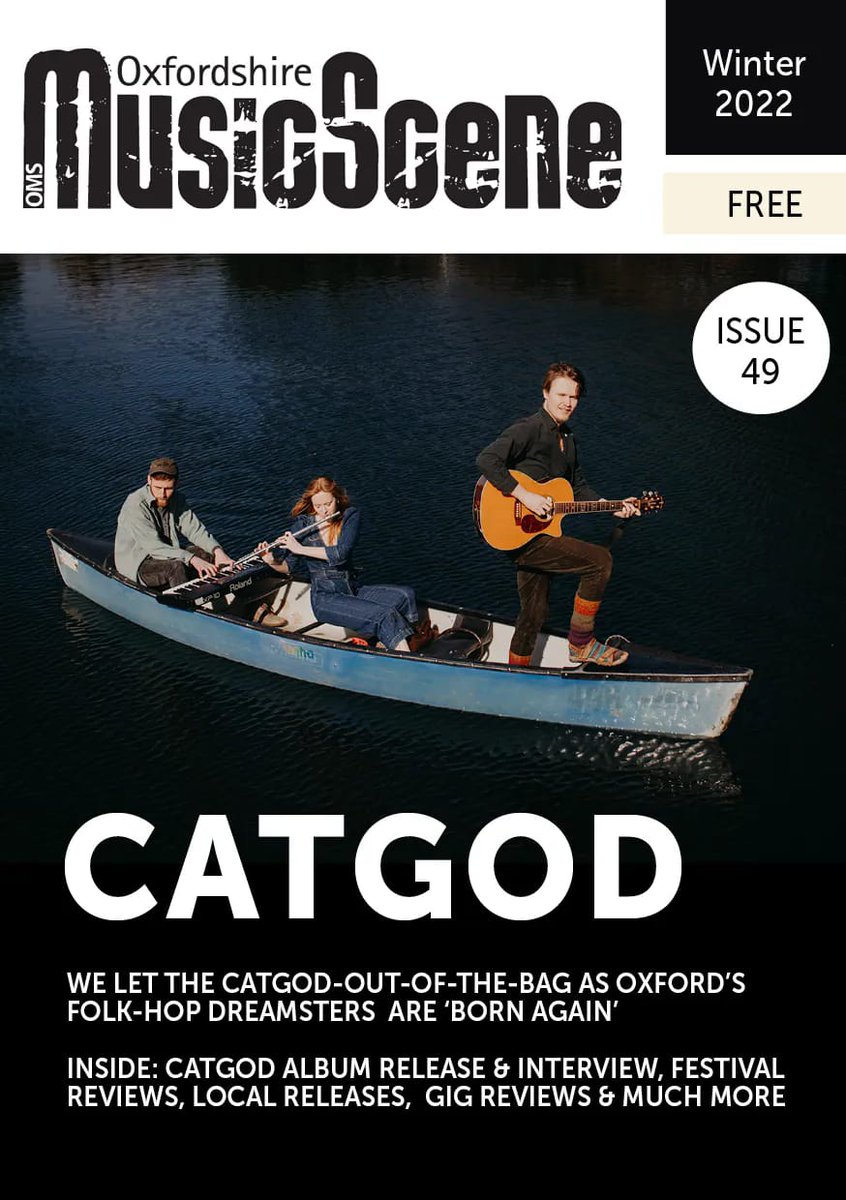 OMS magazine (@omsmagazine) on Twitter photo OMS Magazine Issue 49 coming soon... local stars <a href="/Catgodmusic/">Catgod</a> on the cover!
Catch their 'Born Again' album launch <a href="/Jericho_Tavern/">The Jericho Tavern</a> on Friday Sept 9 with <a href="/theaugustlist/">The August List</a> + Mila Todd
Don't miss the boat, grab a ticket here
🚣 wegottickets.com/event/553755 OMS Magazine Issue 49 coming soon... local stars <a href="/Catgodmusic/">Catgod</a> on the cover!
Catch their 'Born Again' album launch <a href="/Jericho_Tavern/">The Jericho Tavern</a> on Friday Sept 9 with <a href="/theaugustlist/">The August List</a> + Mila Todd
Don't miss the boat, grab a ticket here
🚣 wegottickets.com/event/553755