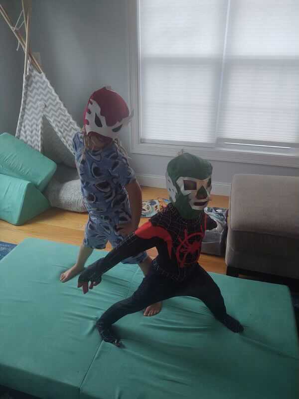 It is great to see parents raising their kids right! The legend of Nacho Libre lives on!