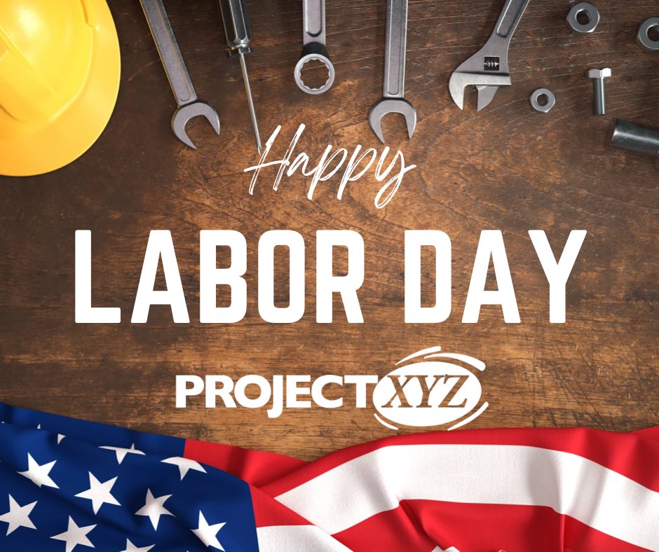 PROJECTXYZINC's tweet photo. Today we celebrate the contributions workers have made to the strength, prosperity, and well-being of our country.

Thank you from #TeamPROJECTXYZ https://t.co/DMGCklGNng